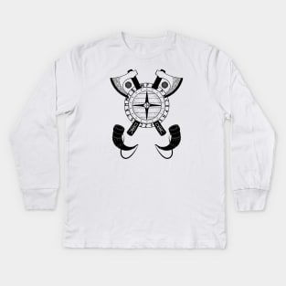 Odin's Shield | Norse Pagan Symbol Kids Long Sleeve T-Shirt